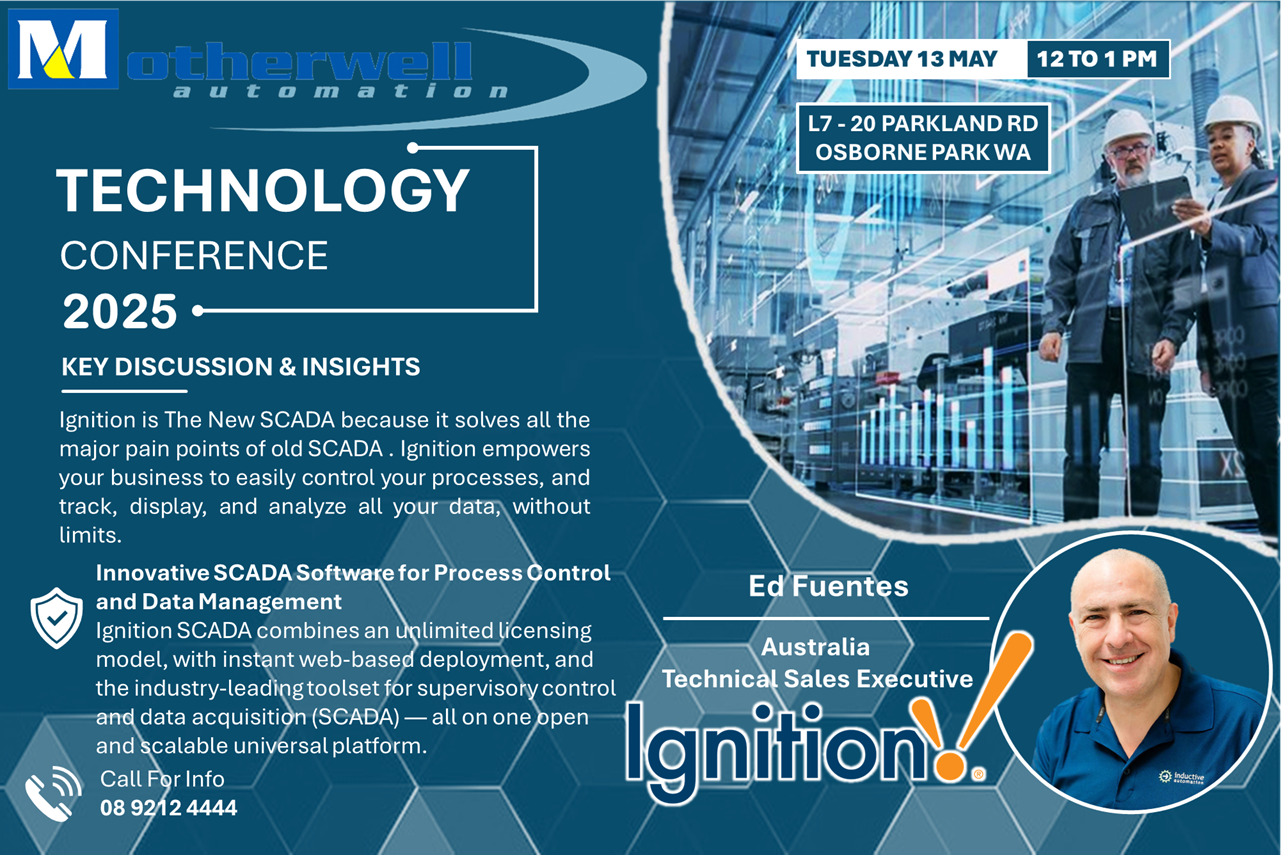 Motherwell Automation Industry Event ~ IGNITION Lunch & Learn 13 May 2025 12pm-1pm